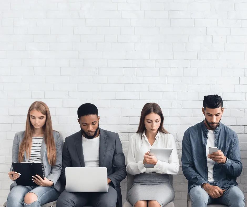 Public sector leader delivering a confident presentation.